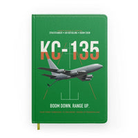 Thumbnail for KC-135 STRATOTANKER design on green notebook