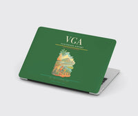 Thumbnail for Vijayawada Airport (VGA) design on green MacBook case