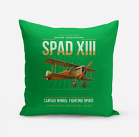 Thumbnail for SPAD XIII design on green pillow