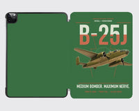 Thumbnail for B-25J Mitchell design on green ipad tablet case