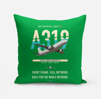Thumbnail for Airbus A319ceo design on green pillow