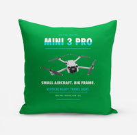 Thumbnail for DJI Mini 3 Pro design on green pillow