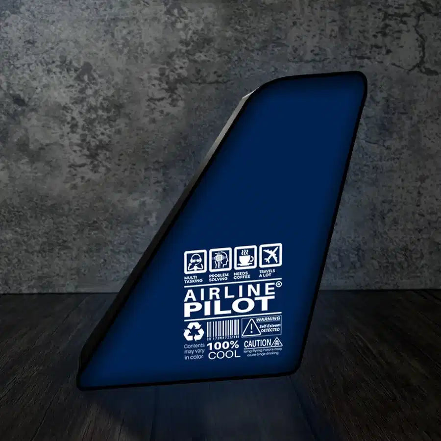 Airline Pilot Label 3D Lamp - view 8
