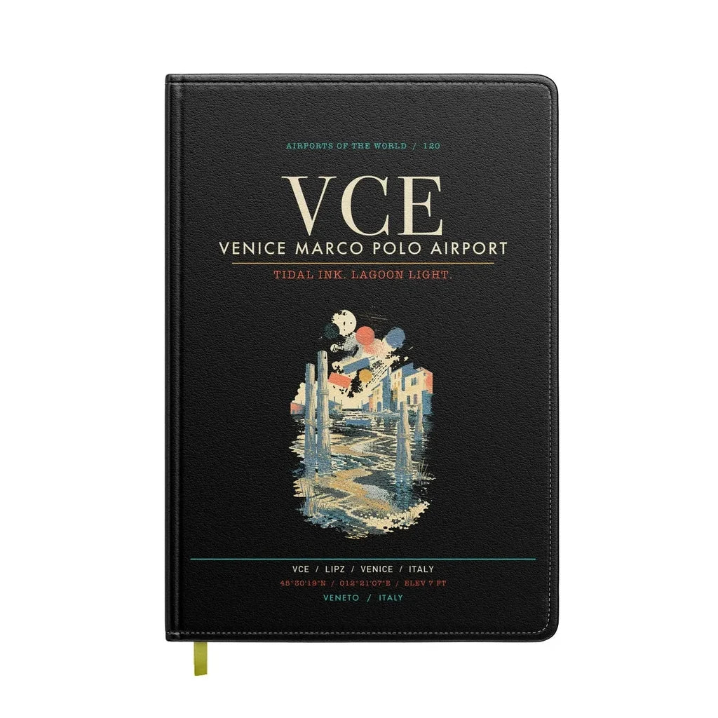 Venice Marco Polo Airport VCE - Lagoon Printmaker's Tide - Black