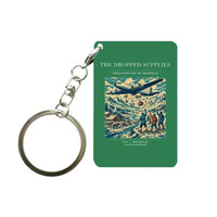 Thumbnail for VINTAGE G4234 - The Dropped Supplies - Designed Key Chain design on green
