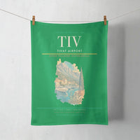 Thumbnail for Tivat Airport (TIV) design on green towel