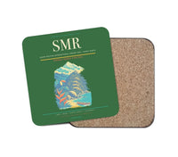 Thumbnail for Simón Bolívar International Airport (SMR) design on green 1 piece coaster
