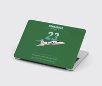Thumbnail for Bombardier Learjet 23 design on green MacBook case