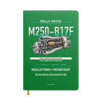 Thumbnail for M250-B17F design on green notebook