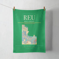 Thumbnail for Reus Airport (REU) design on green towel