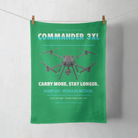 Thumbnail for Draganfly Commander 3XL design on green towel