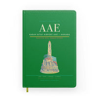 Thumbnail for Rabah Bitat Airport (AAE) design on green notebook
