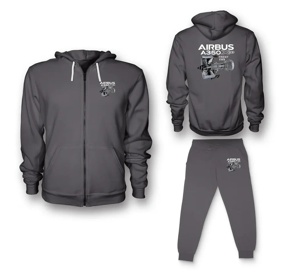 Customisable Airbus A350 Hoodie - view 8