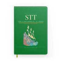 Thumbnail for Cyril E. King Airport (STT) design on green notebook