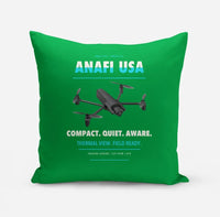 Thumbnail for Parrot ANAFI USA design on green pillow
