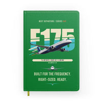 Thumbnail for Embraer E175 design on green notebook