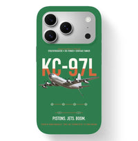 Thumbnail for KC-97L STRATOFREIGHTER design on green magsafe iphone case, for iPhone 17 Pro