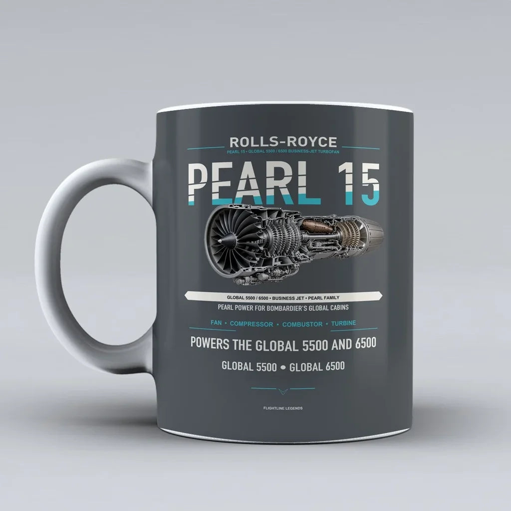 15 Mug design on gray pearl