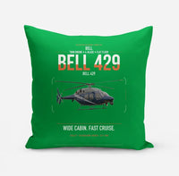 Thumbnail for Bell 429 design on green pillow