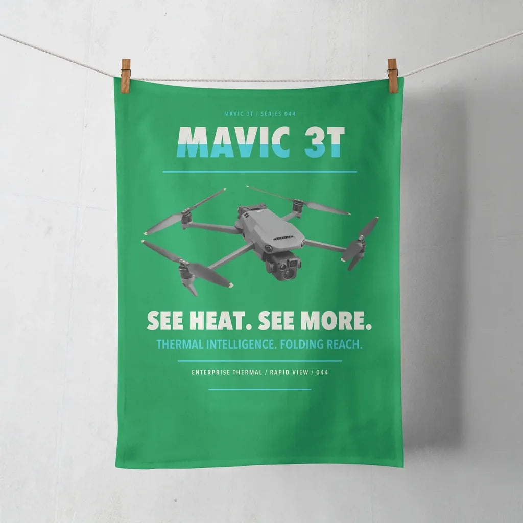 DJI Mavic 3 Thermal design on green towel