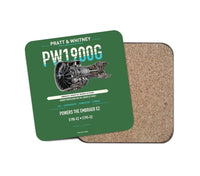 Thumbnail for PW1900G design on green 1 piece coaster