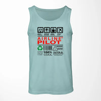 Thumbnail for Airline Pilot Label Tank Top - view 8