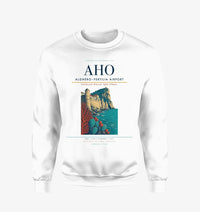 Thumbnail for Alghero–Fertilia Airport AHO Sweatshirt - White