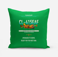 Thumbnail for Canadair CL-415EAF design on green pillow