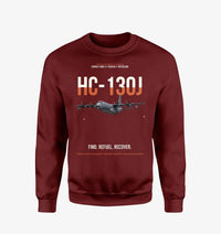 Thumbnail for HC-130J COMBAT KING II design on wine red sweatshirt