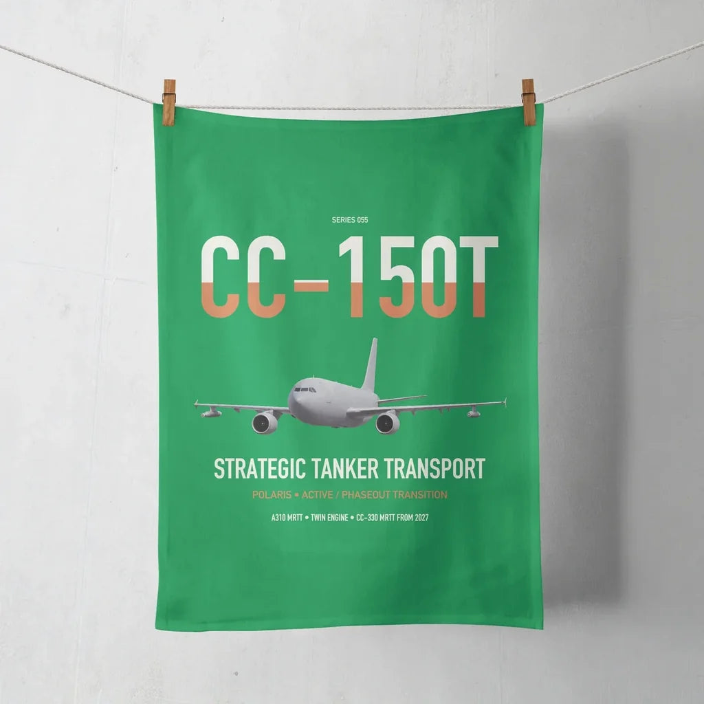 Airbus CC-150T Polaris design on green towel