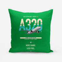 Thumbnail for Airbus A320neo design on green pillow