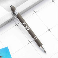 Thumbnail for The Fighter Jet 22 Silhouette touch pen - gray