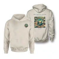 Thumbnail for VINTAGE G4131 - The Farewell Pistons - Double-Side Hoodie design on khaki double side