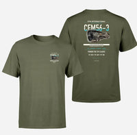 Thumbnail for CFM56-3 design on green army t shirt