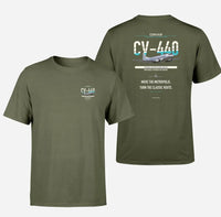 Thumbnail for Convair CV-440 Metropolitan design on green army t shirt