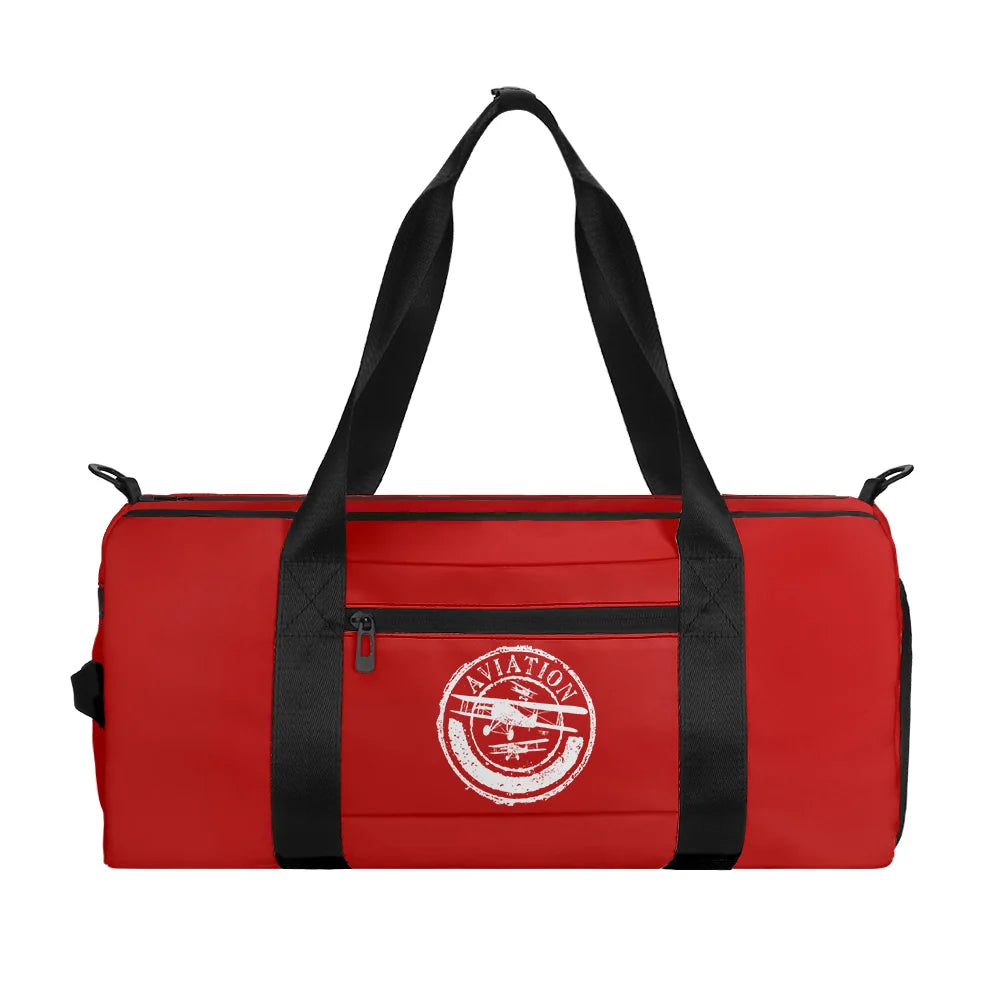 Aviation Lovers Sports Bag - view 8