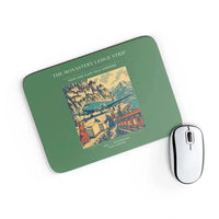 Thumbnail for VINTAGE G4341 - The Monastery Ledge Strip - Designed Mouse Pads design on green rectangle