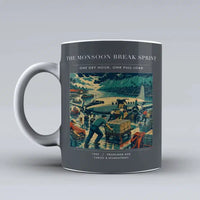 Thumbnail for VINTAGE G4495 - The Monsoon Break Sprint - Ceramic Mug design on gray