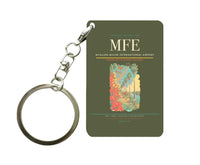 Thumbnail for McAllen Miller International Airport (MFE) design on green army key chain