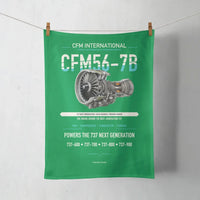 Thumbnail for CFM56-7B design on green towel