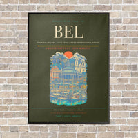 Thumbnail for Belem Val de Cans - Julio Cezar Ribeiro International Airport BEL - Canvas Framed - Green Army