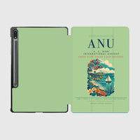 Thumbnail for V. C. Bird International Airport (ANU) design on light green samsung tablet tablet case