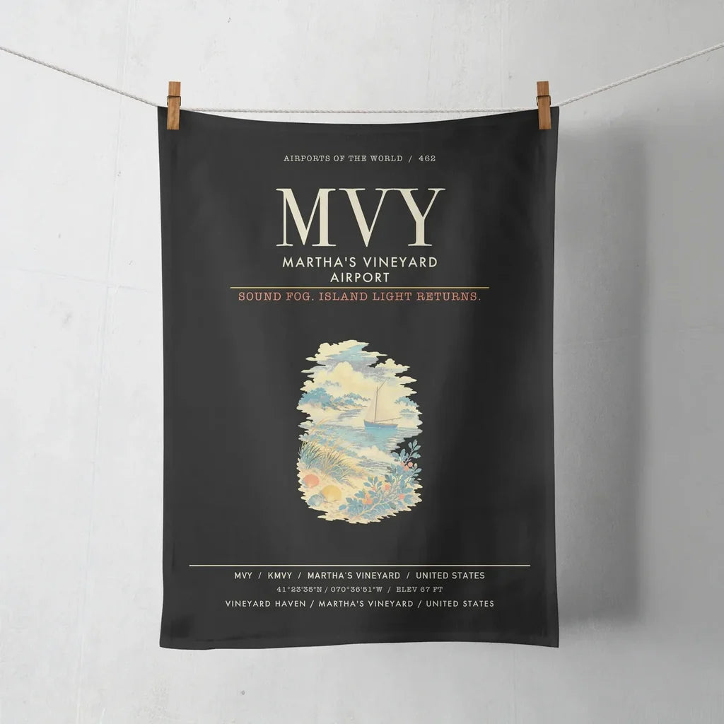 Martha's Vineyard Airport MVY - Black