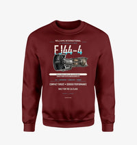 Thumbnail for FJ44-4 design on wine red sweatshirt