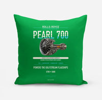 Thumbnail for PEARL 700 design on green pillow