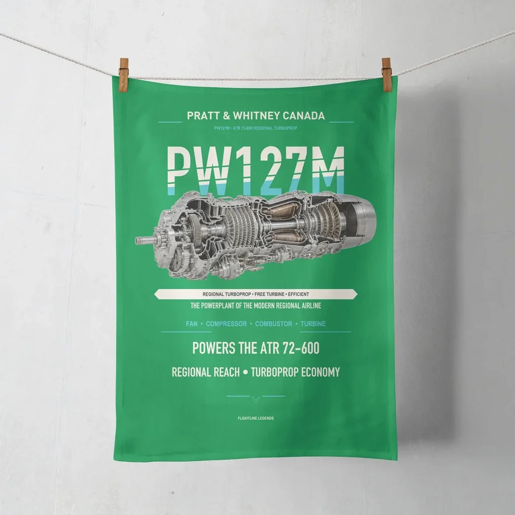 PW127M design on green towel