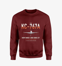 Thumbnail for Boeing KC-767A design on wine red sweatshirt