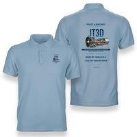 Thumbnail for JT3D design on light blue polo