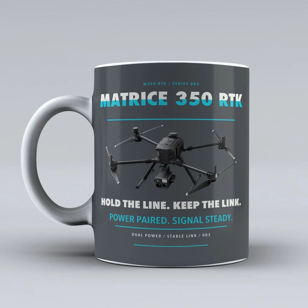 Matrice 350 RTK Mug design on gray dji
