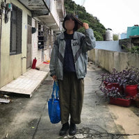 Thumbnail for School Uniform Speed dry Jacket  Loose Reflective Pilot Couple Jacket - view 11